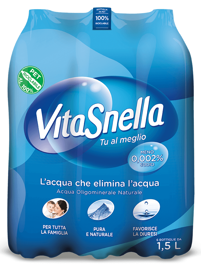 Acqua Vitasnella 1.5L confezione