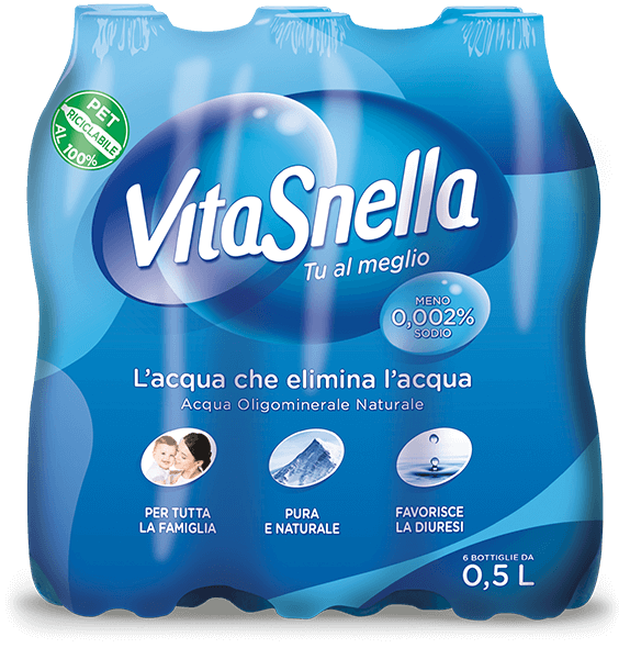 Acqua Vitasnella 0.5L confezione