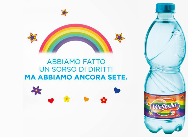 Acqua Vitasnella supporta con orgoglio l’Onda Pride